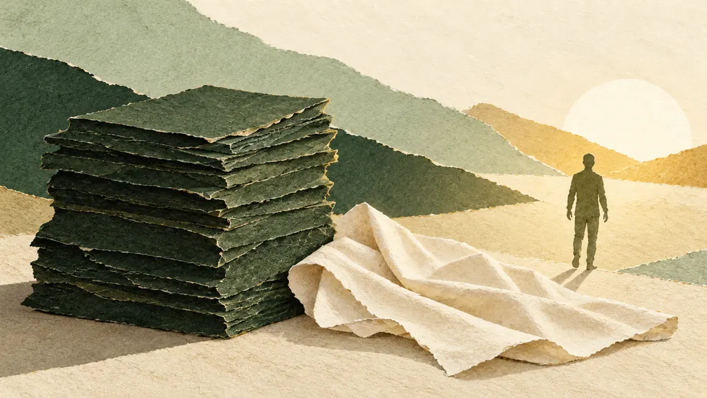 Ilustración en collage de papel para «10 RAZONES PARA CREER en Cristo y no en la religión (Segunda Parte)».